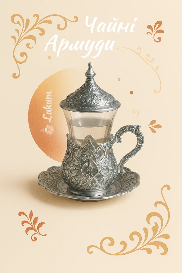 Турецькі чашки для чаю Lukum