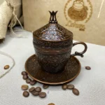 Турецька чашка для кави Тюльпан мідь 110 мл