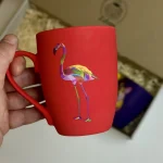 Подарунковий набір чашок Animals 300 мл 4 шт матове покриття