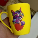 Подарунковий набір чашок Animals 300 мл 4 шт матове покриття